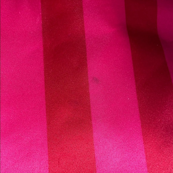 Victoria's Secret Fuchsia Striped Tote - Picture 7 of 8